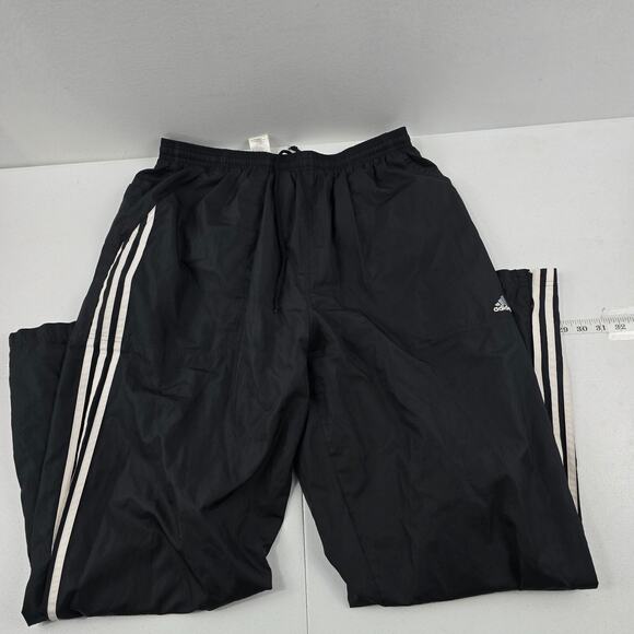 VTG Adidas track pants‎ black mens XL 5336 - Picture 1 of 13